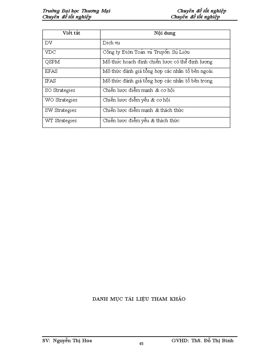 image for page Phân tích TOWS chiến lược phát triển thị trường của công ty Điện Toán và Truyền Số Liệu