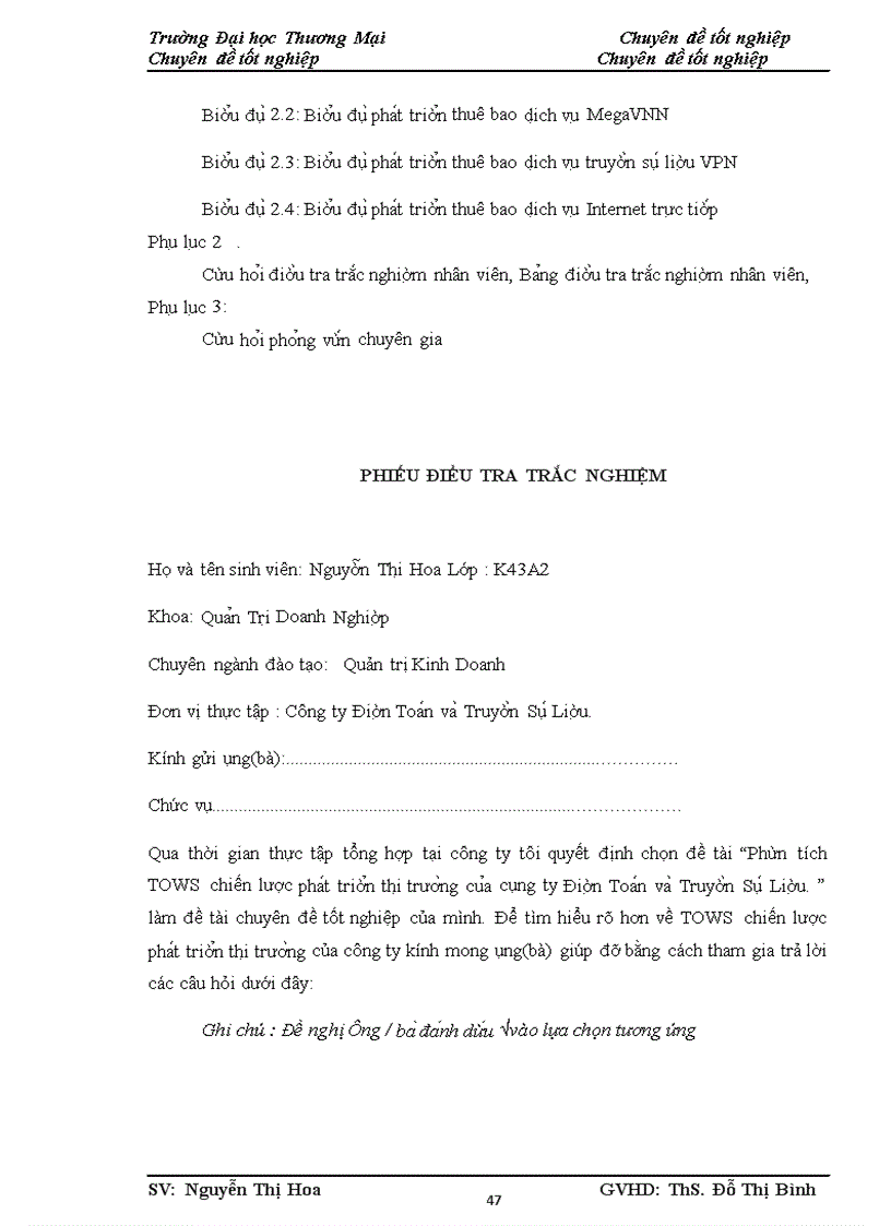 image for page Phân tích TOWS chiến lược phát triển thị trường của công ty Điện Toán và Truyền Số Liệu