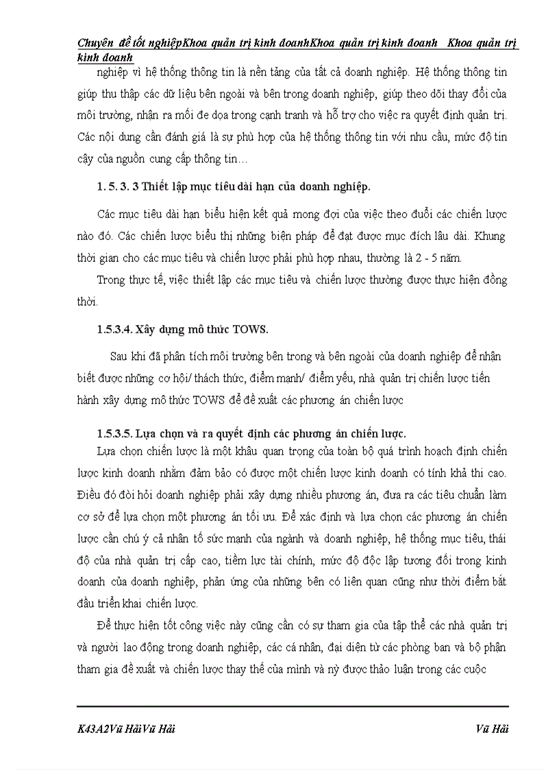 image for page Phân tích TOWS chiến lược kinh doanh tại công ty TNHH Tân Gia Bình