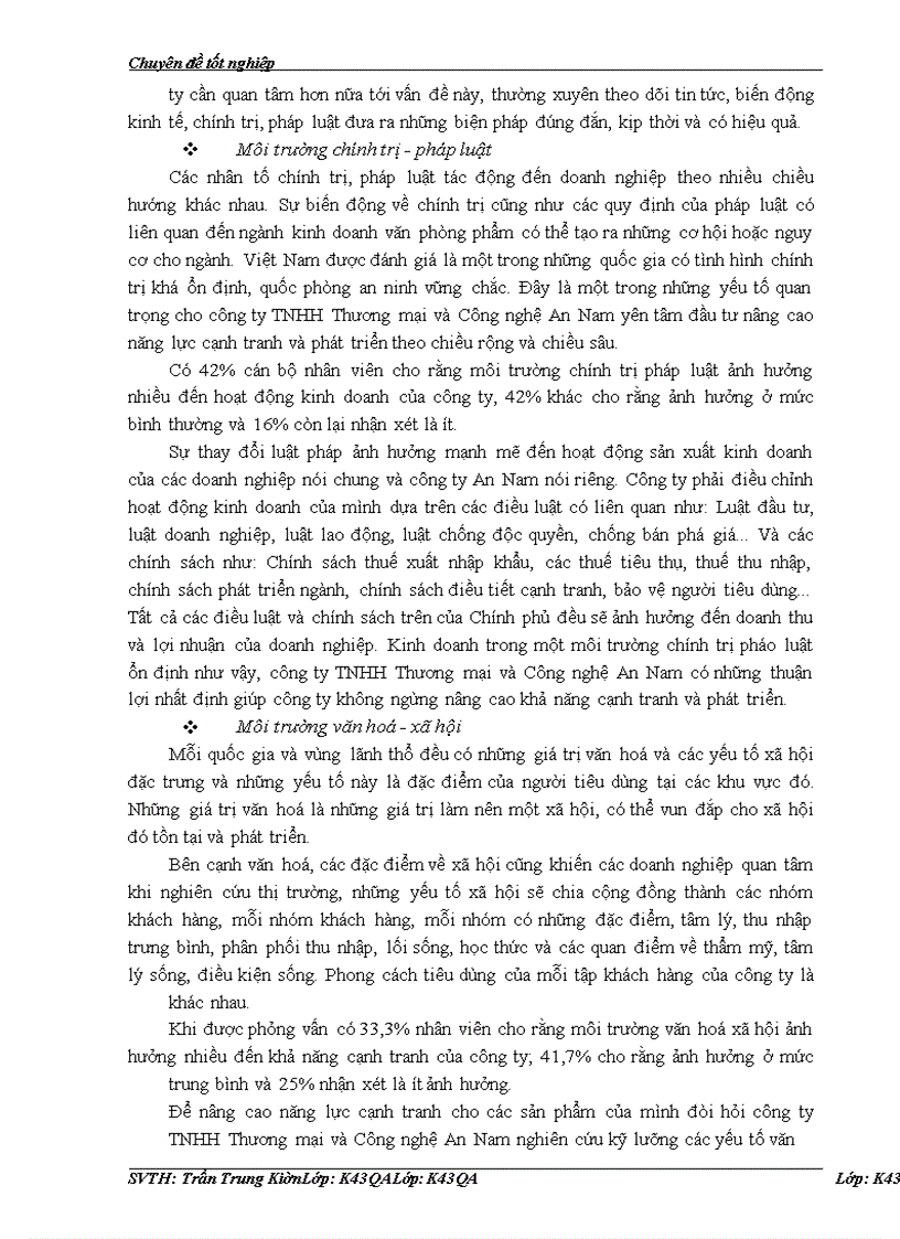image for page Nâng cao năng lực cạnh tranh của công ty TNHH TM & CN An Nam