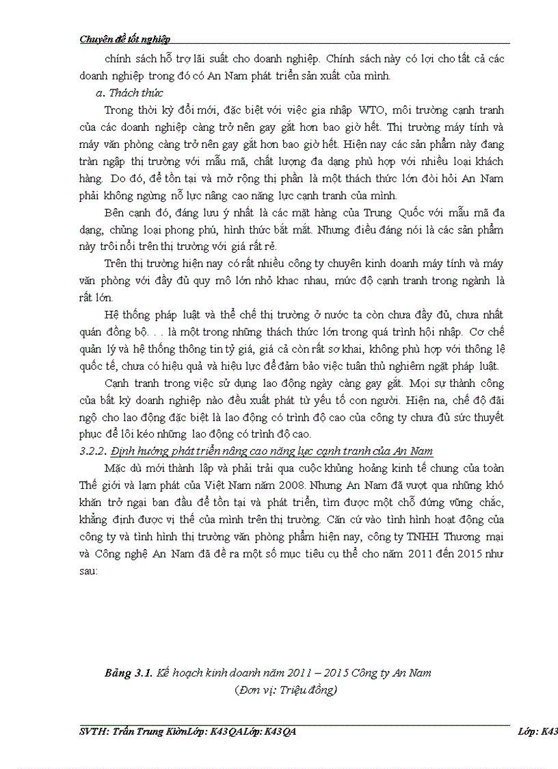 image for page Nâng cao năng lực cạnh tranh của công ty TNHH TM & CN An Nam