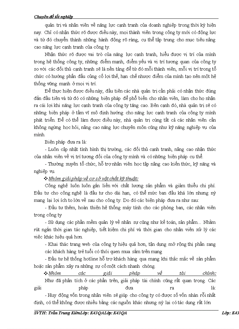 image for page Nâng cao năng lực cạnh tranh của công ty TNHH TM & CN An Nam