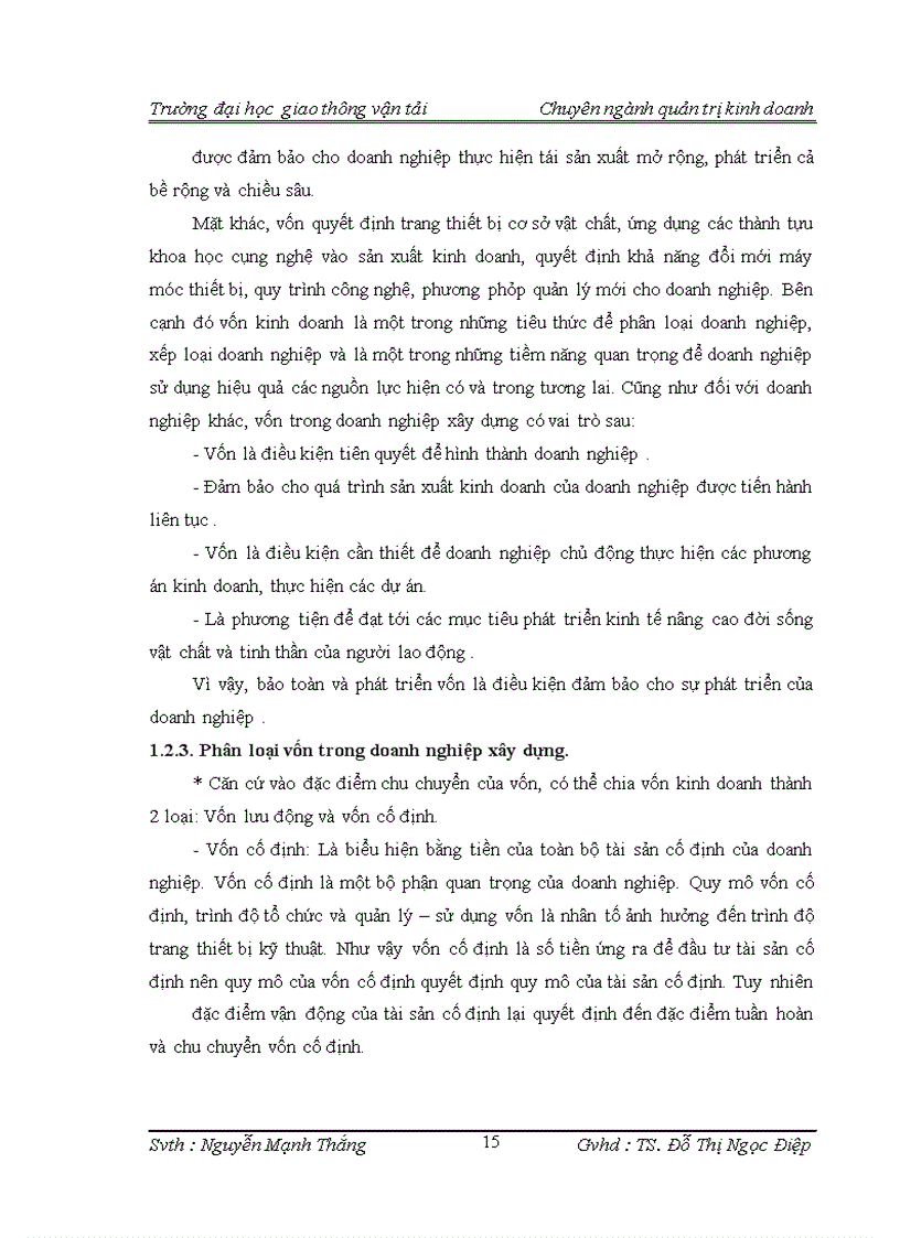 image for page Một số biện pháp nâng cao hiệu quả sử dụng vốn trong công ty cổ phần vật liệu xây dựng Sông Đáy