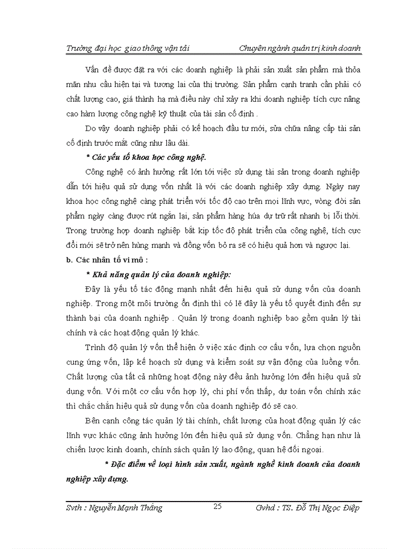 image for page Một số biện pháp nâng cao hiệu quả sử dụng vốn trong công ty cổ phần vật liệu xây dựng Sông Đáy