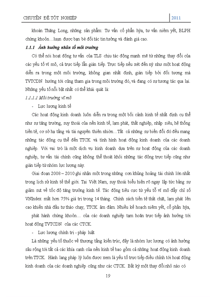 image for page Tư vấn tài chính doanh nghiệp tại Công ty cổ phần chứng khoán Thăng Long (TLS