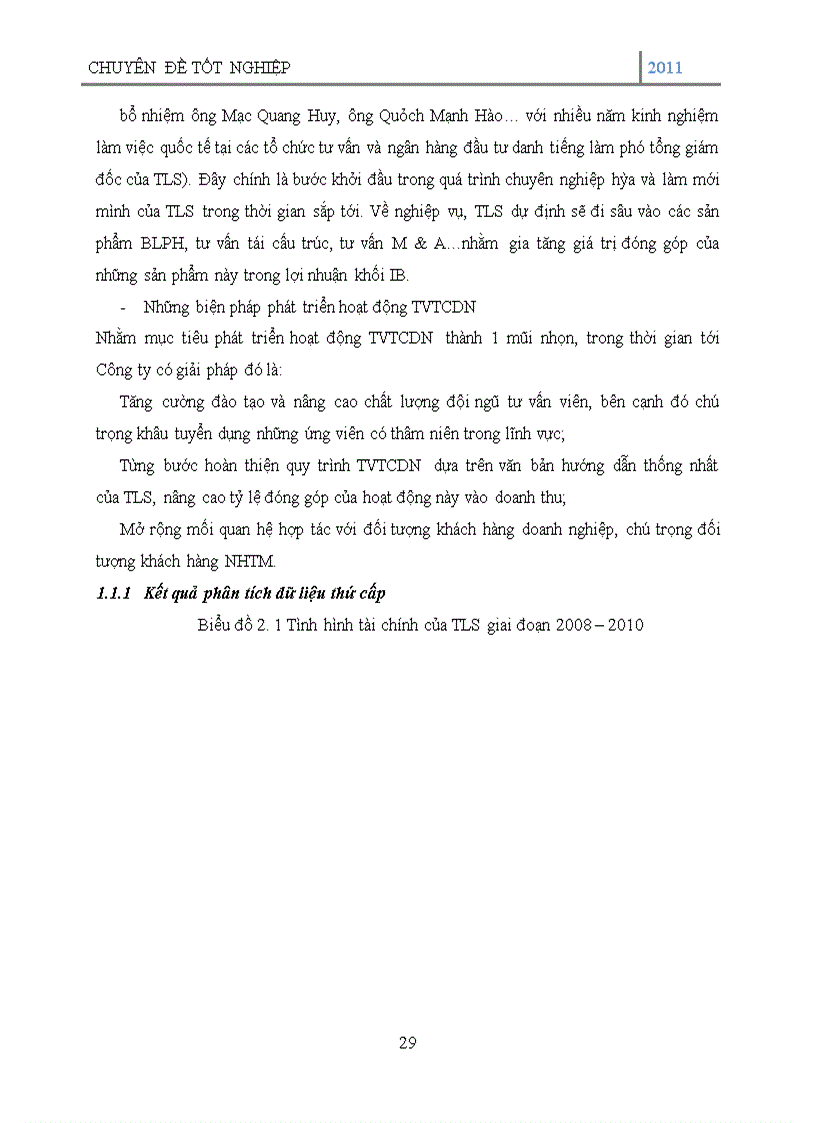 image for page Tư vấn tài chính doanh nghiệp tại Công ty cổ phần chứng khoán Thăng Long (TLS