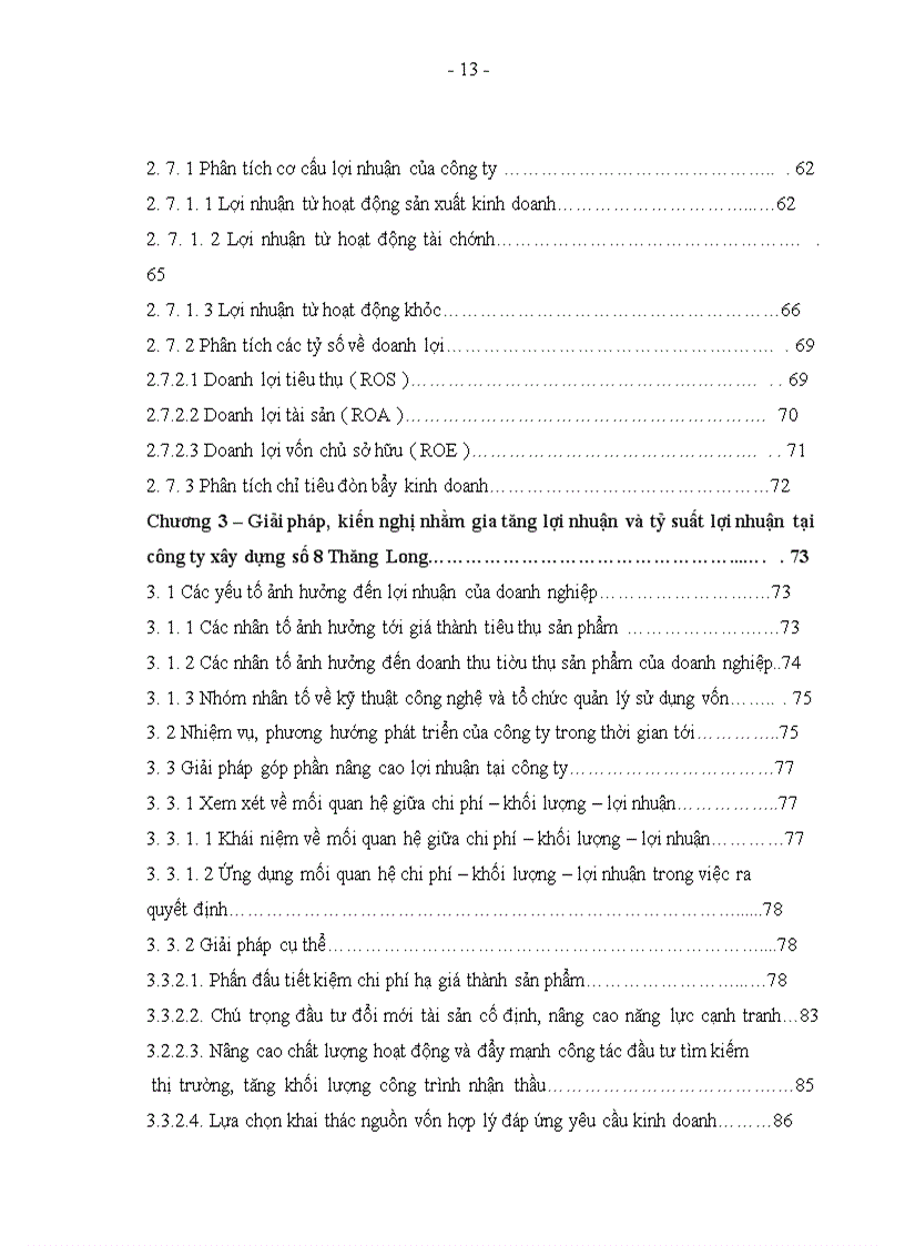 image for page Một số giải pháp nhằm gia tăng lợi nhuận và tỷ suất lợi nhuận tài công ty xây dựng số 8 Thăng Long