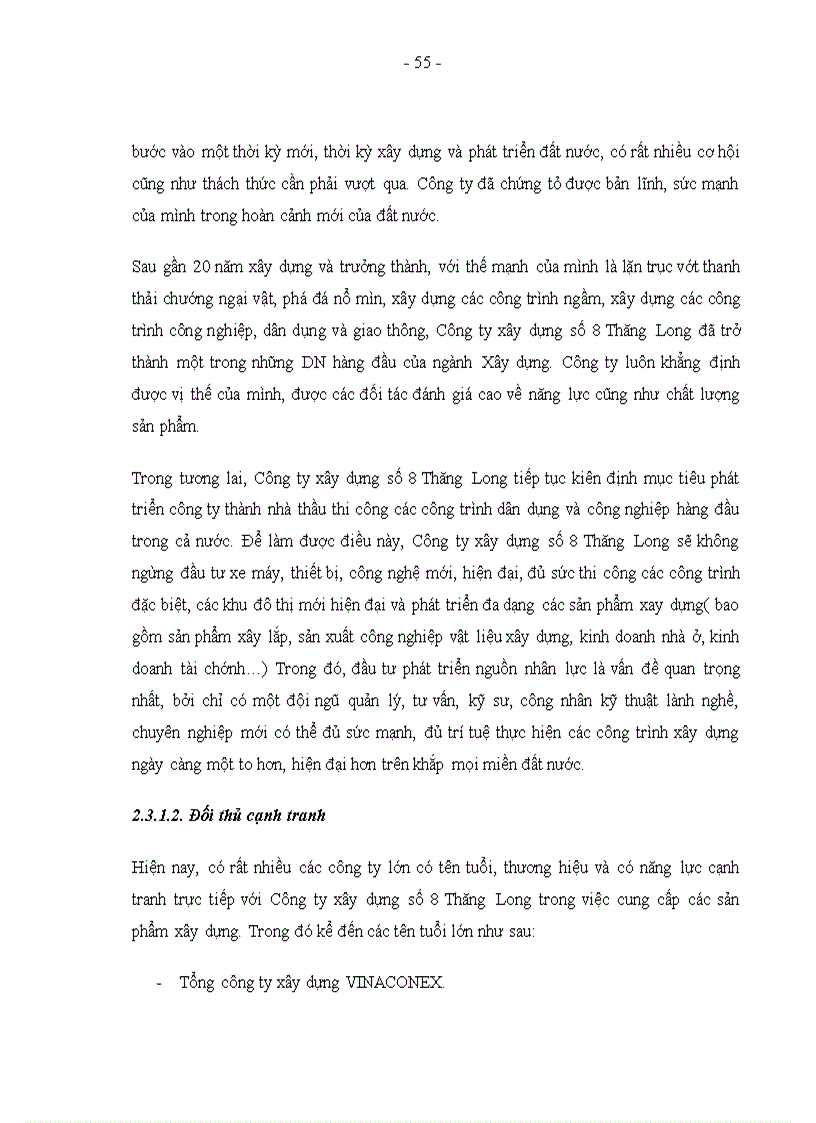 image for page Một số giải pháp nhằm gia tăng lợi nhuận và tỷ suất lợi nhuận tài công ty xây dựng số 8 Thăng Long