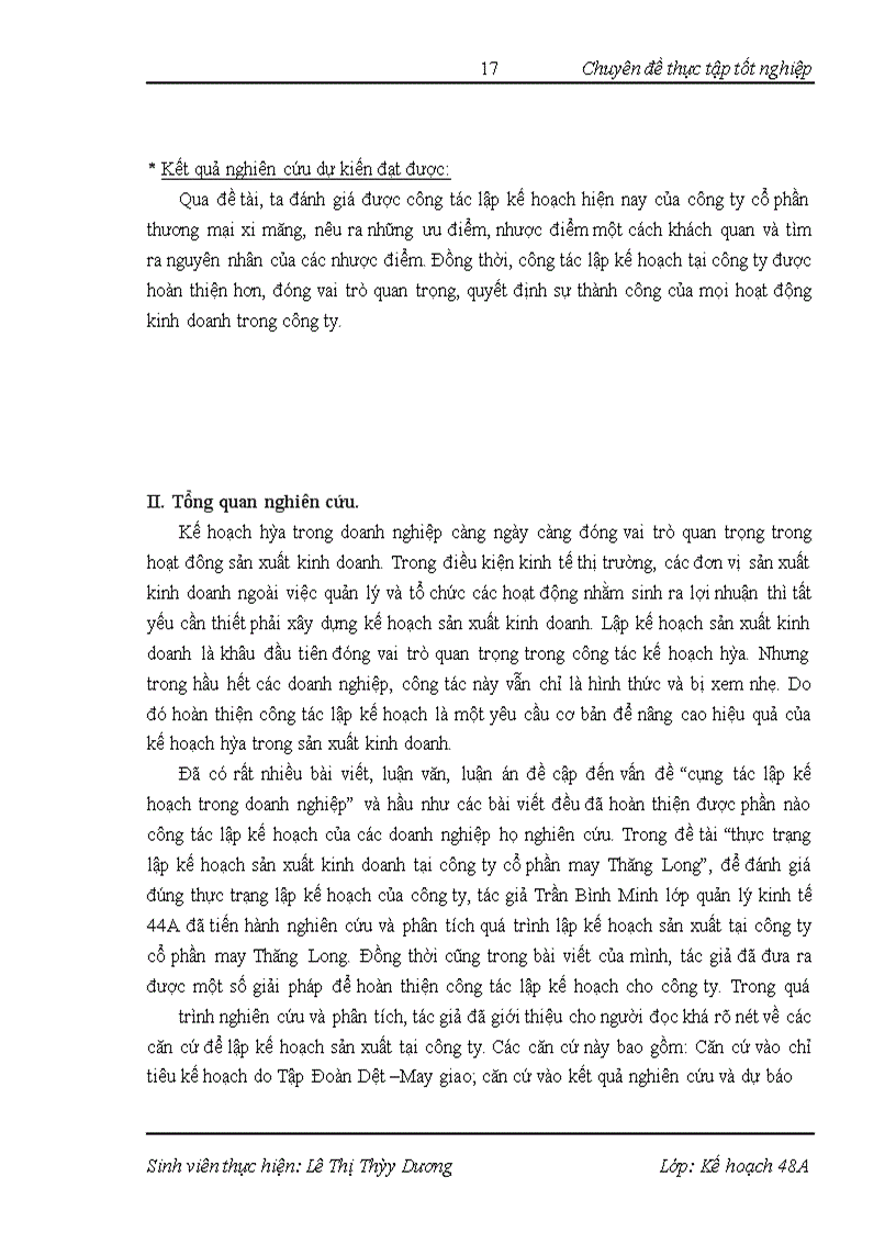 image for page Một số giải pháp hoàn thiện công tác lập kế hoạch kinh doanh cho công ty Cổ phần thương mại xi măng