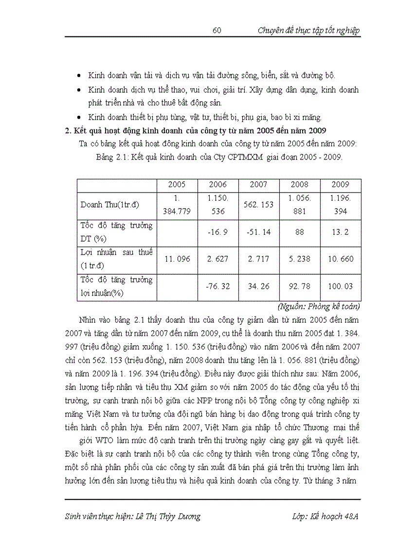 image for page Một số giải pháp hoàn thiện công tác lập kế hoạch kinh doanh cho công ty Cổ phần thương mại xi măng