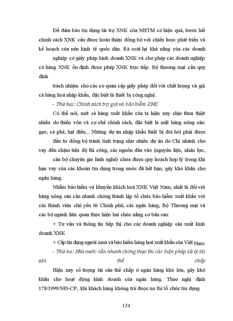 image for page Giải pháp mở rộng hoạt động tín dụng tài trợ xuất nhập khẩu tại Ngân hàng ngoại thương Hà Nội