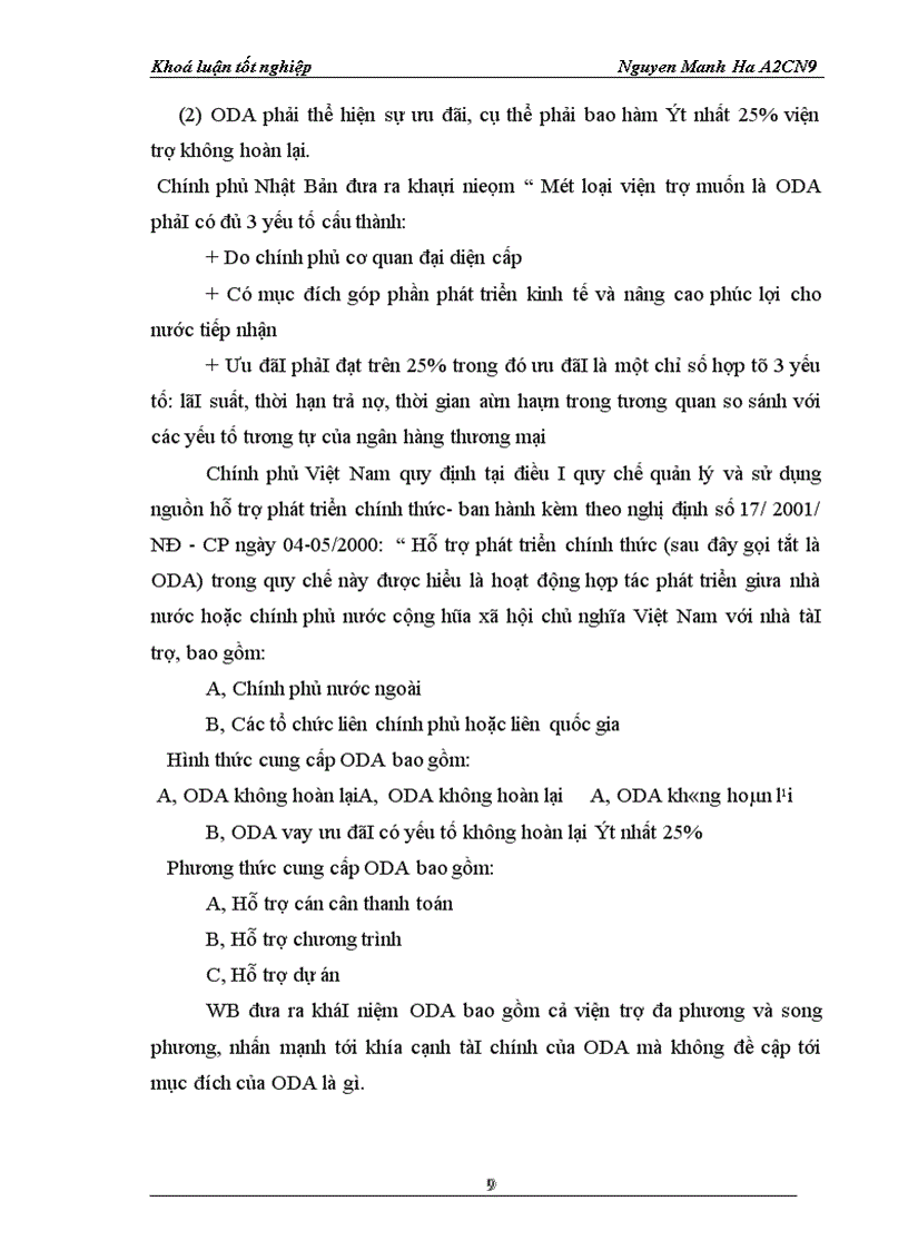 image for page ODA áoái váái quaá tránh phaát trieán neỏn kinh teá Vieát Nam