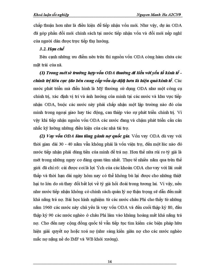 image for page ODA áoái váái quaá tránh phaát trieán neỏn kinh teá Vieát Nam