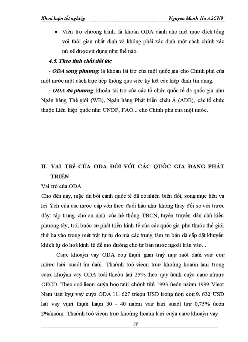 image for page ODA áoái váái quaá tránh phaát trieán neỏn kinh teá Vieát Nam