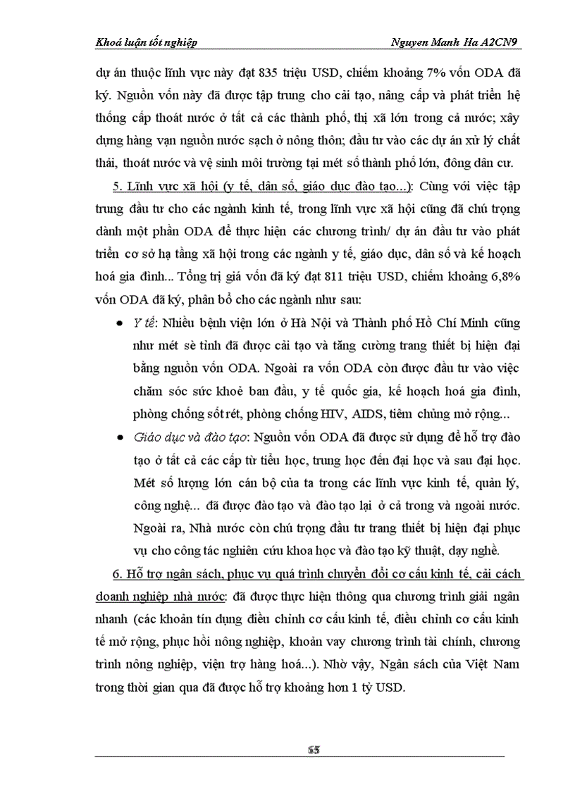 image for page ODA áoái váái quaá tránh phaát trieán neỏn kinh teá Vieát Nam