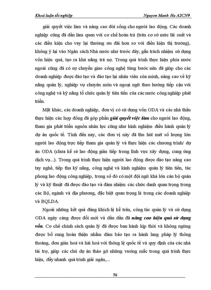 image for page ODA áoái váái quaá tránh phaát trieán neỏn kinh teá Vieát Nam