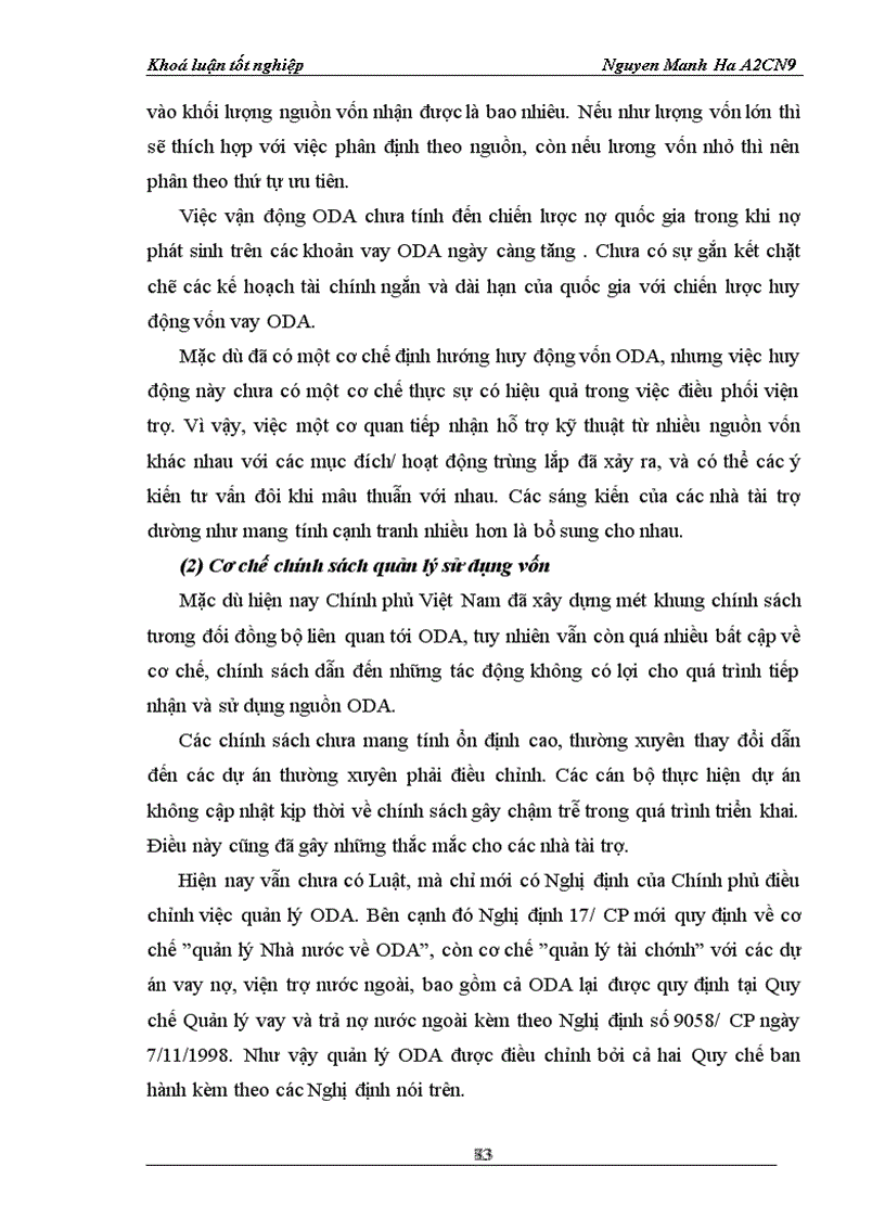 image for page ODA áoái váái quaá tránh phaát trieán neỏn kinh teá Vieát Nam