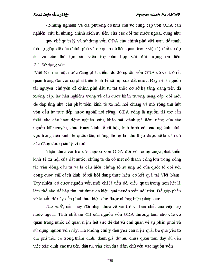 image for page ODA áoái váái quaá tránh phaát trieán neỏn kinh teá Vieát Nam