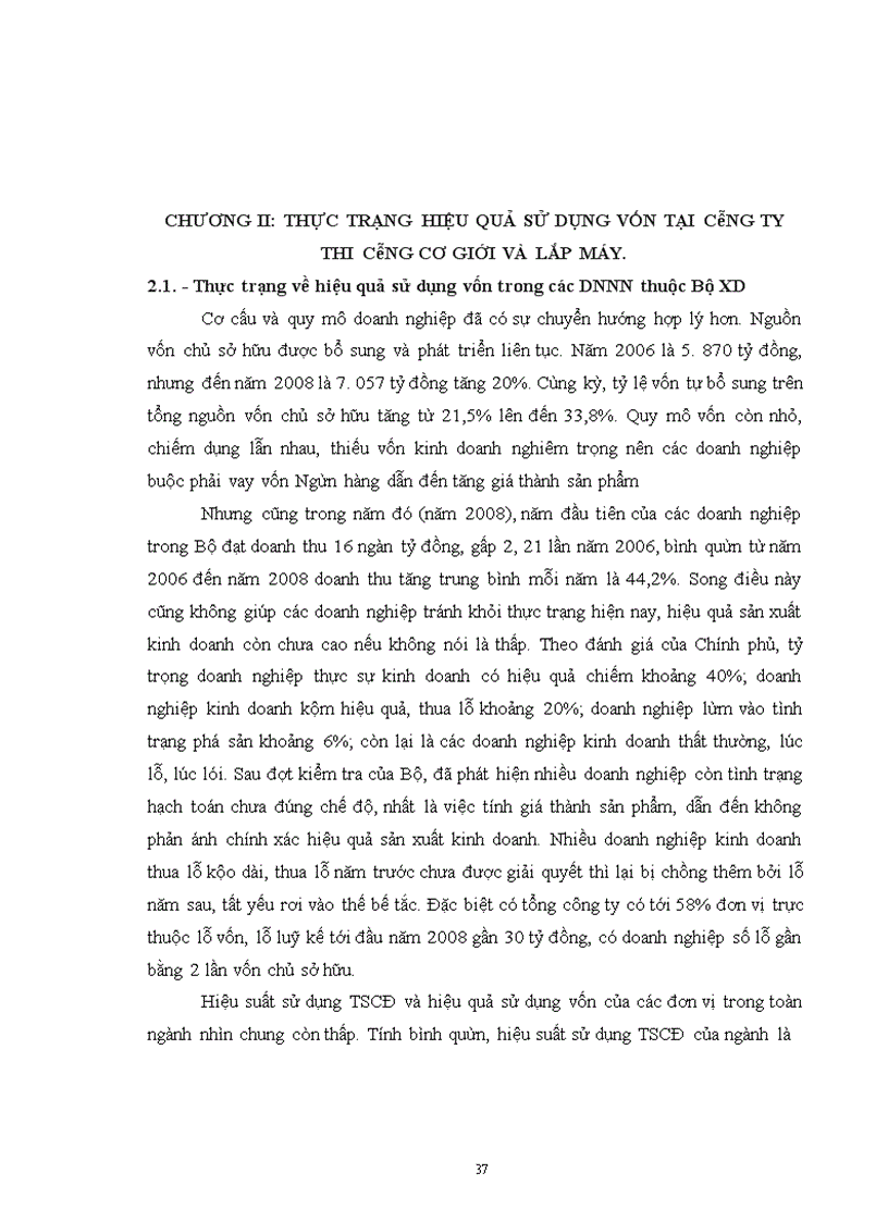 image for page Một số giải pháp nâng cao hiệu quả sử dụng vốn ngắn hạn tại Công ty thi công cơ giới và lắp máy thuộc Tổng công ty cơ khí xây dựng - Bộ Xây Dựng.