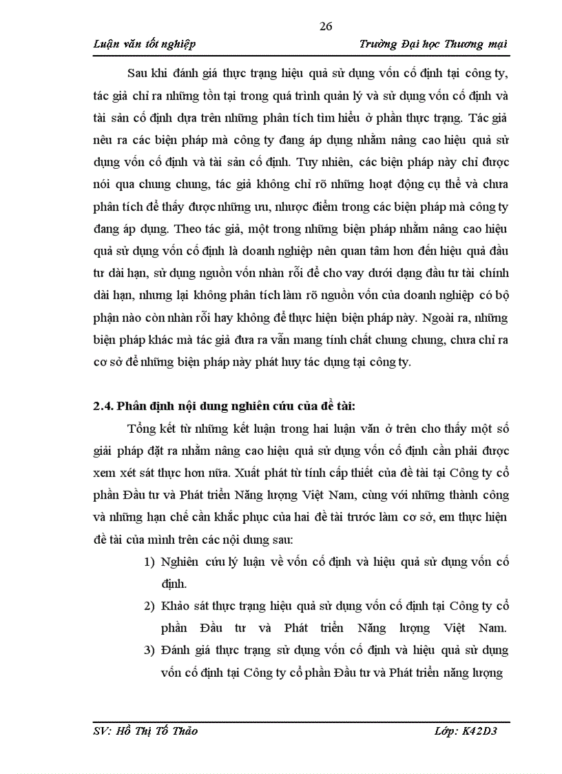 image for page Giải pháp nâng cao hiệu quả sử dụng vốn cố định của Công ty cổ phần Đầu tư và phát triển Năng lượng Việt Nam