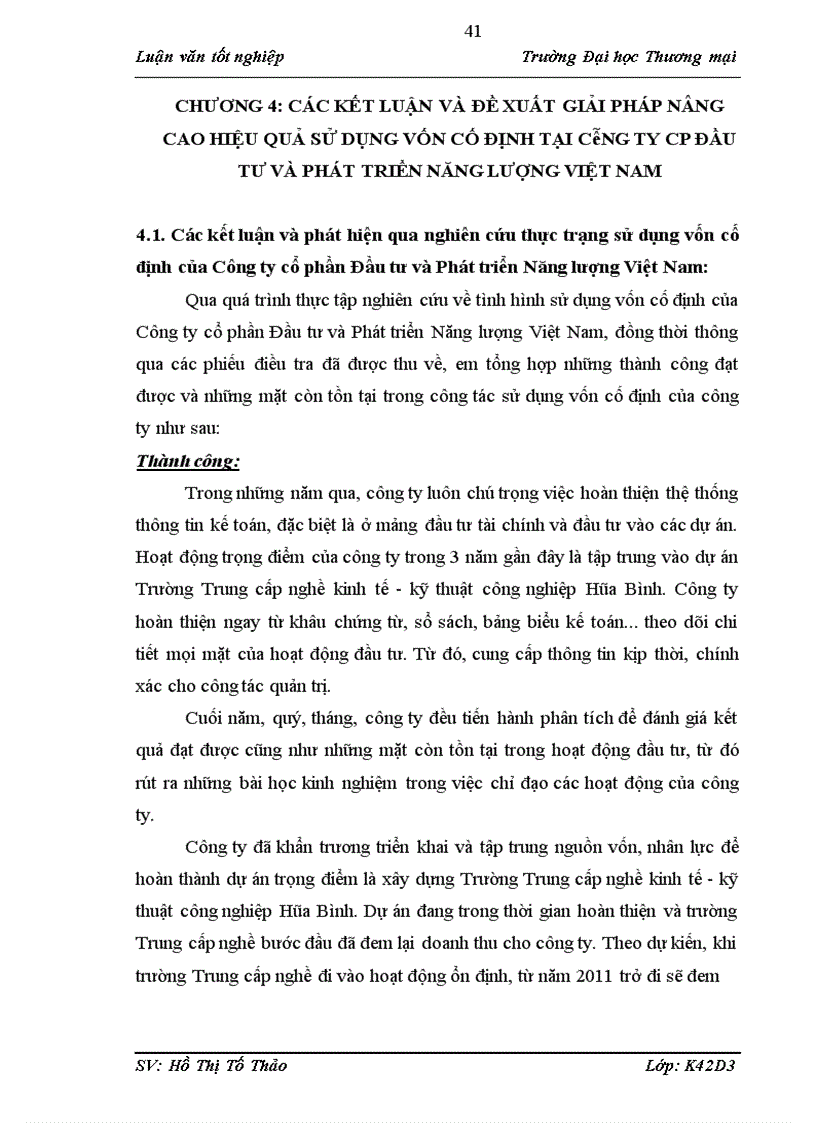 image for page Giải pháp nâng cao hiệu quả sử dụng vốn cố định của Công ty cổ phần Đầu tư và phát triển Năng lượng Việt Nam