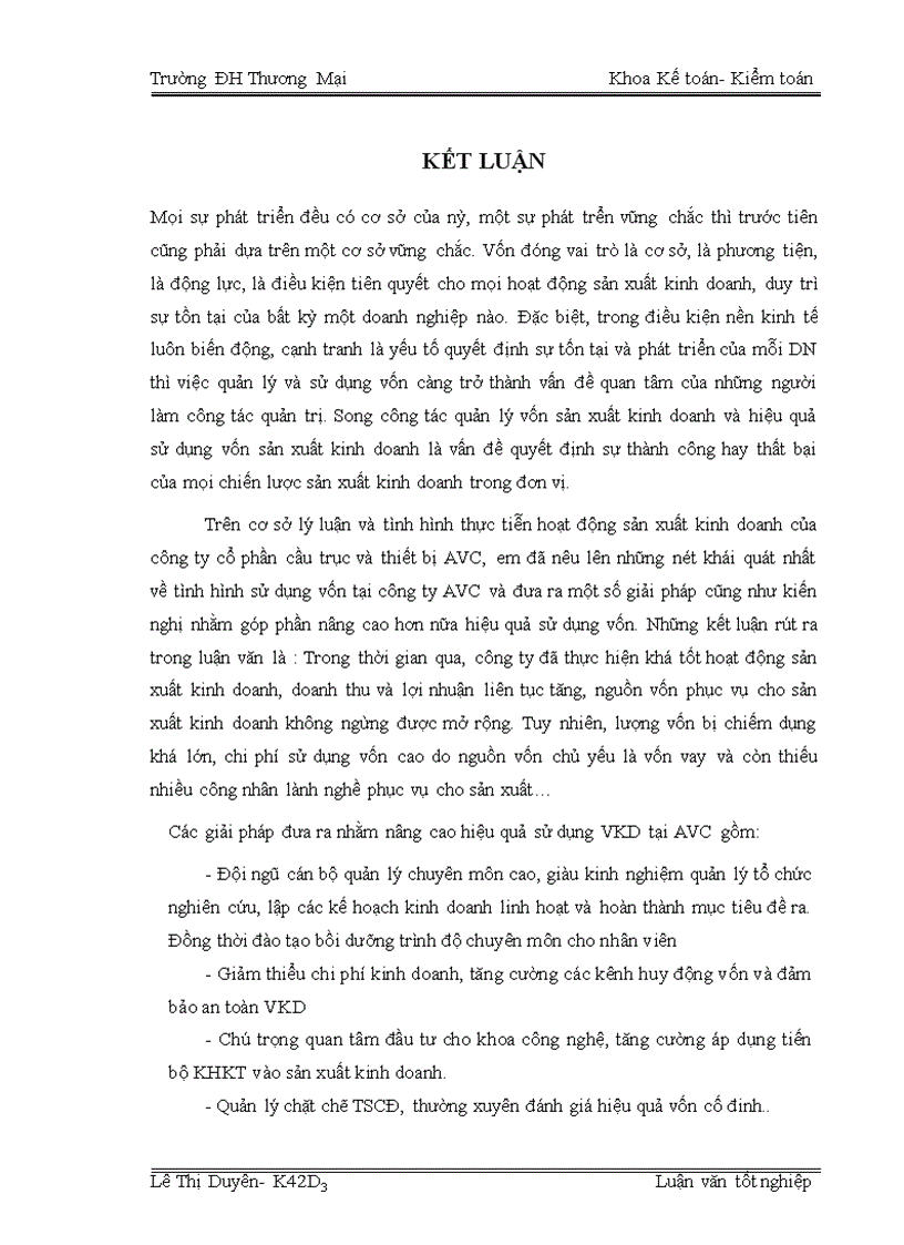 image for page Giải pháp nâng cao hiệu quả sử dụng vốn kinh doanh tại công ty cổ phần cầu trục và thiết bị AVC Hà Nội