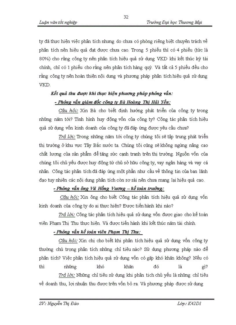 image for page Hoàn thiện nội dung và phương pháp phân tích hiệu quả sử dụng vốn kinh doanh tại công ty TNHH Hưng Long