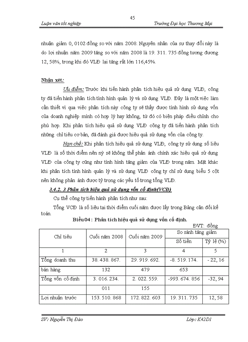 image for page Hoàn thiện nội dung và phương pháp phân tích hiệu quả sử dụng vốn kinh doanh tại công ty TNHH Hưng Long