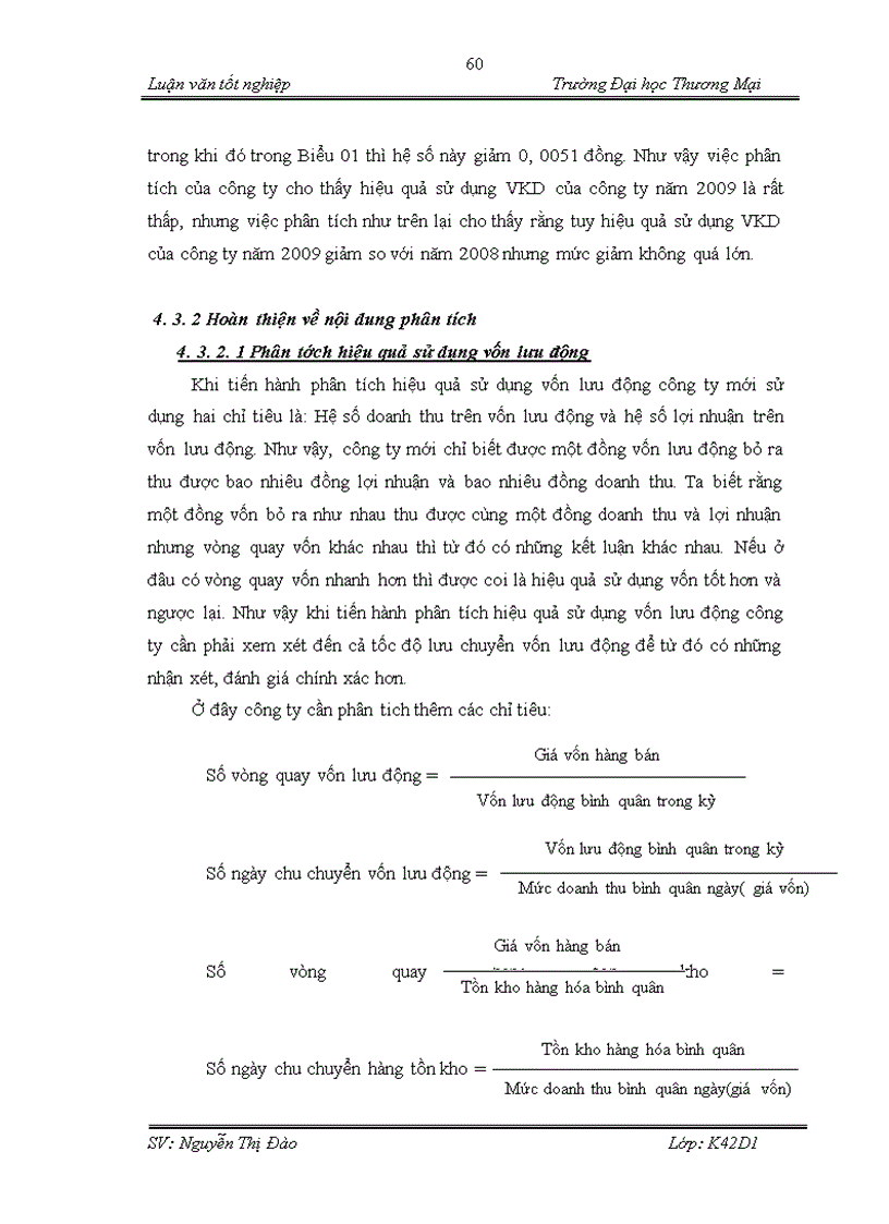 image for page Hoàn thiện nội dung và phương pháp phân tích hiệu quả sử dụng vốn kinh doanh tại công ty TNHH Hưng Long