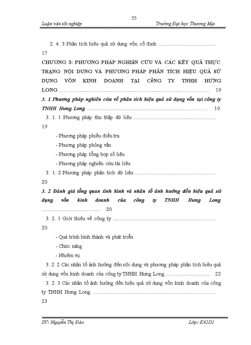 image for page Hoàn thiện nội dung và phương pháp phân tích hiệu quả sử dụng vốn kinh doanh tại công ty TNHH Hưng Long