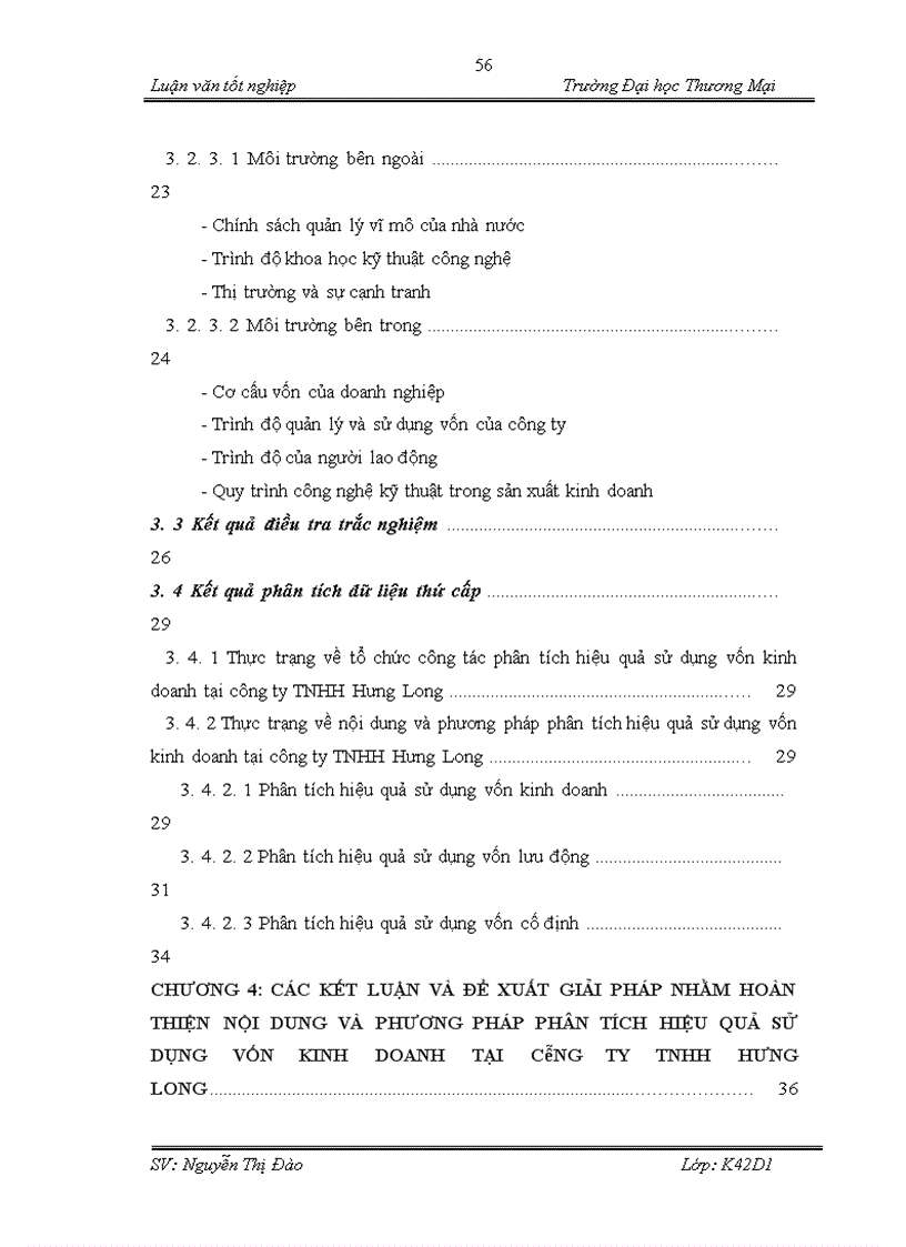 image for page Hoàn thiện nội dung và phương pháp phân tích hiệu quả sử dụng vốn kinh doanh tại công ty TNHH Hưng Long