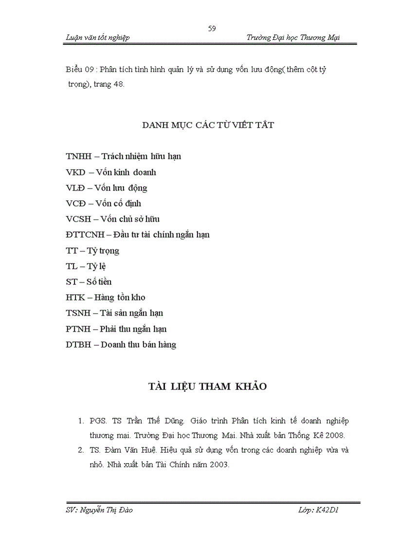 image for page Hoàn thiện nội dung và phương pháp phân tích hiệu quả sử dụng vốn kinh doanh tại công ty TNHH Hưng Long