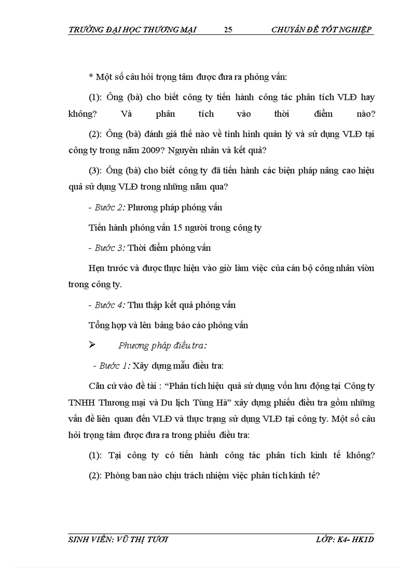 image for page Phân tích hiệu quả sử dụng vốn lưu động tại Công ty TNHH Thương mại và Du lịch Tùng Hà