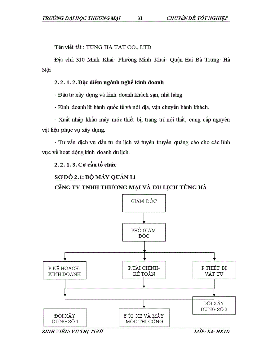 image for page Phân tích hiệu quả sử dụng vốn lưu động tại Công ty TNHH Thương mại và Du lịch Tùng Hà