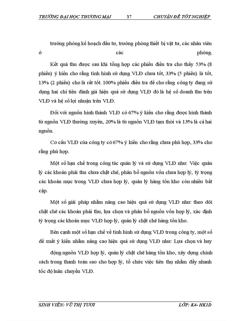 image for page Phân tích hiệu quả sử dụng vốn lưu động tại Công ty TNHH Thương mại và Du lịch Tùng Hà