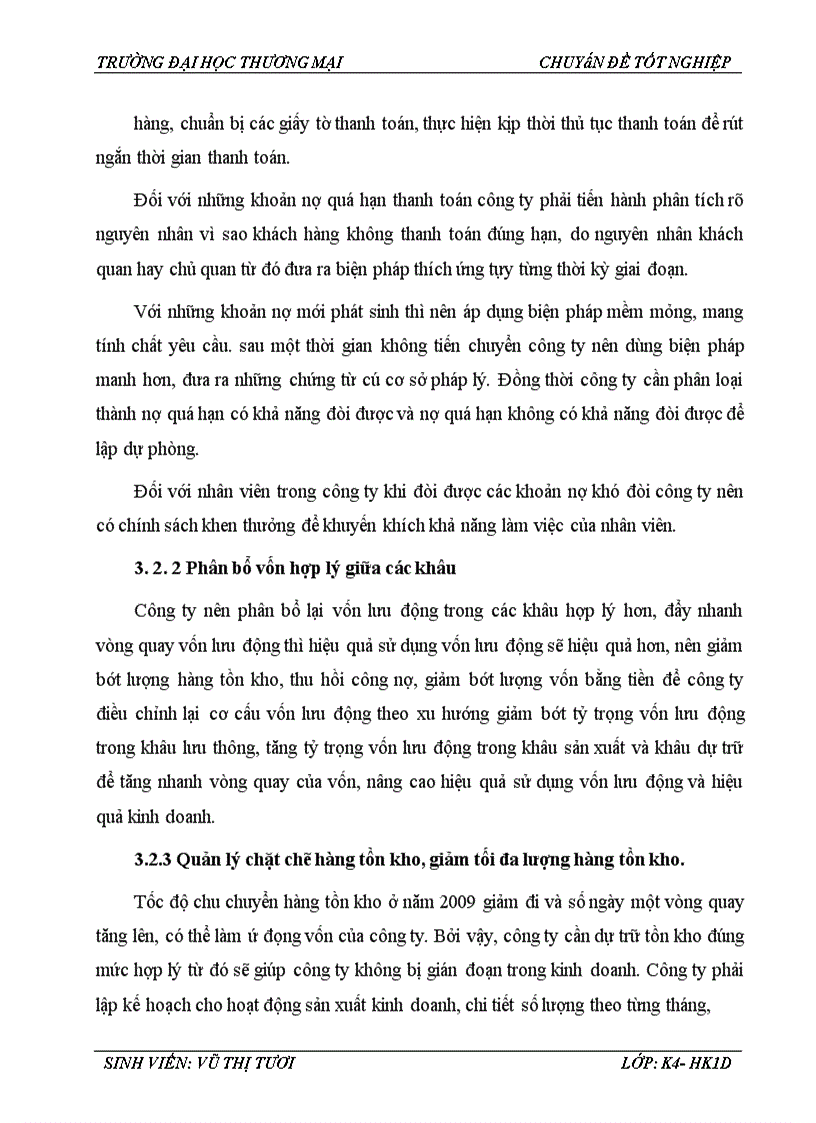 image for page Phân tích hiệu quả sử dụng vốn lưu động tại Công ty TNHH Thương mại và Du lịch Tùng Hà