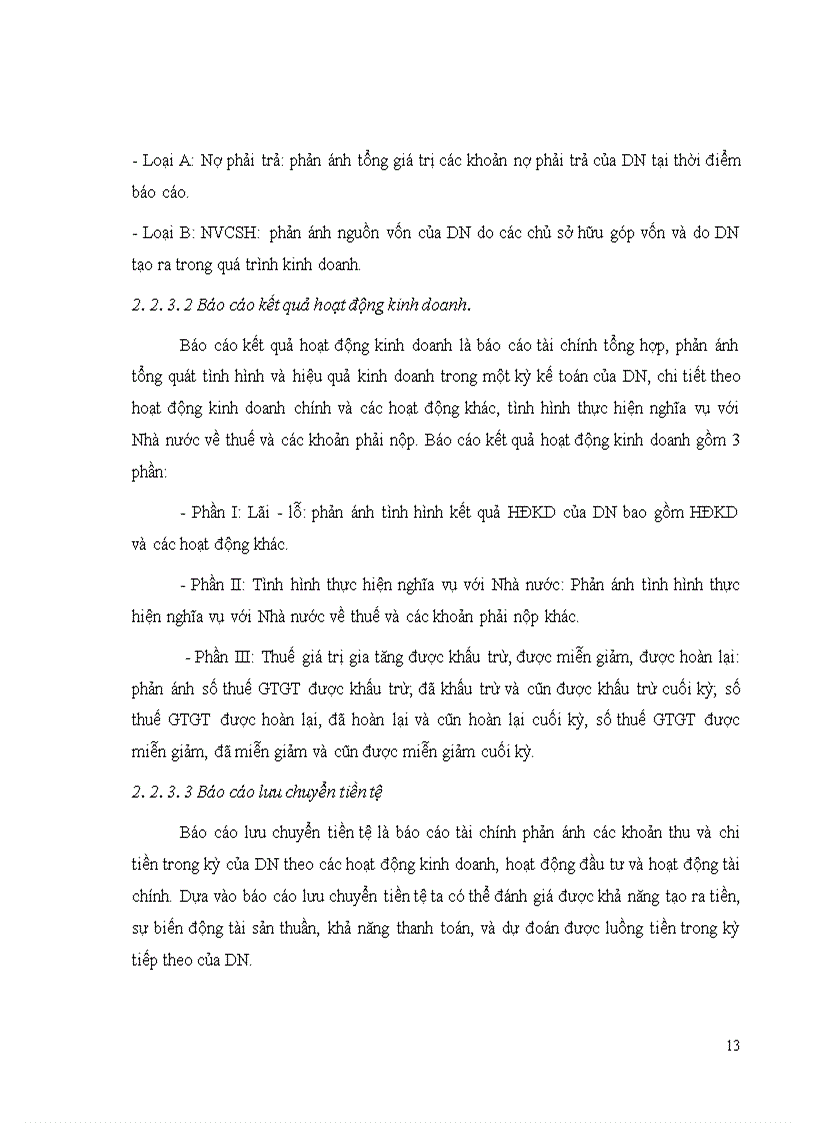 image for page Phân tích tình hình tài chính DN và một số giải pháp nhằm nâng cao khả năng tài chính của Cty TNHH Thành Hưng