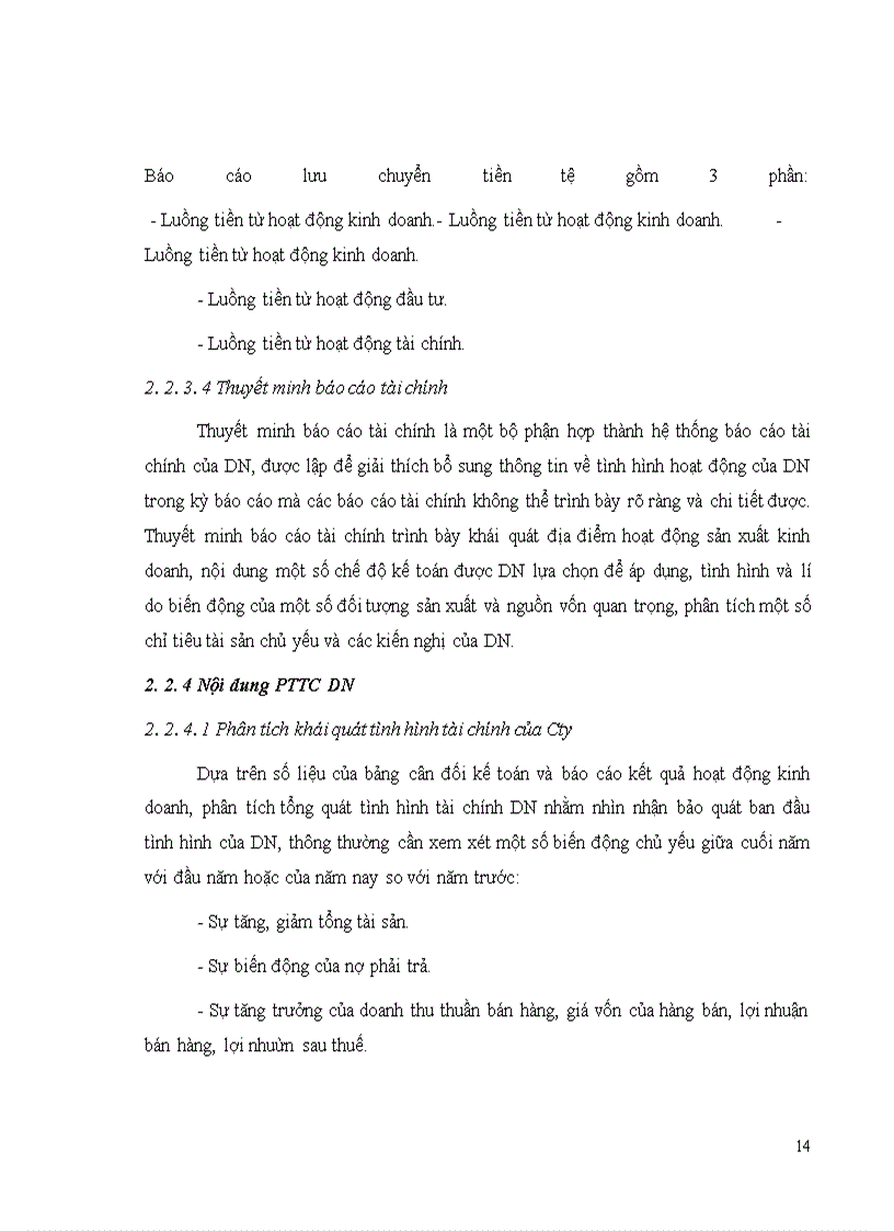 image for page Phân tích tình hình tài chính DN và một số giải pháp nhằm nâng cao khả năng tài chính của Cty TNHH Thành Hưng