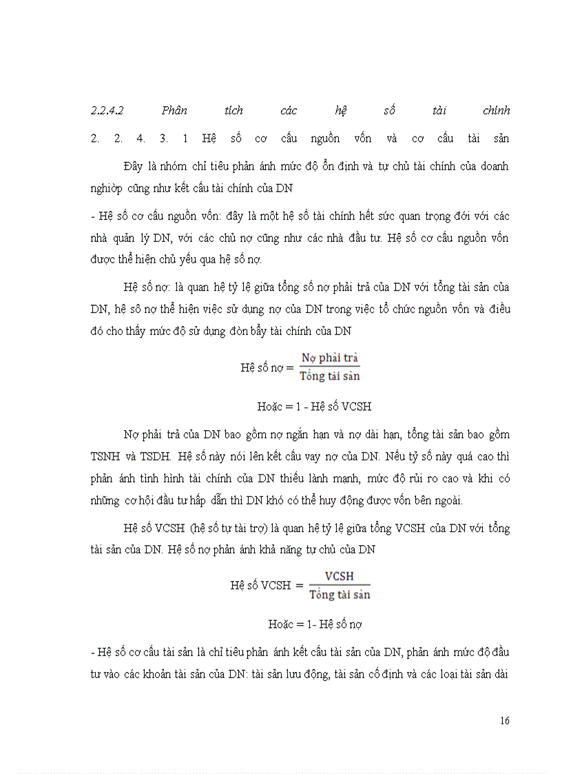 image for page Phân tích tình hình tài chính DN và một số giải pháp nhằm nâng cao khả năng tài chính của Cty TNHH Thành Hưng
