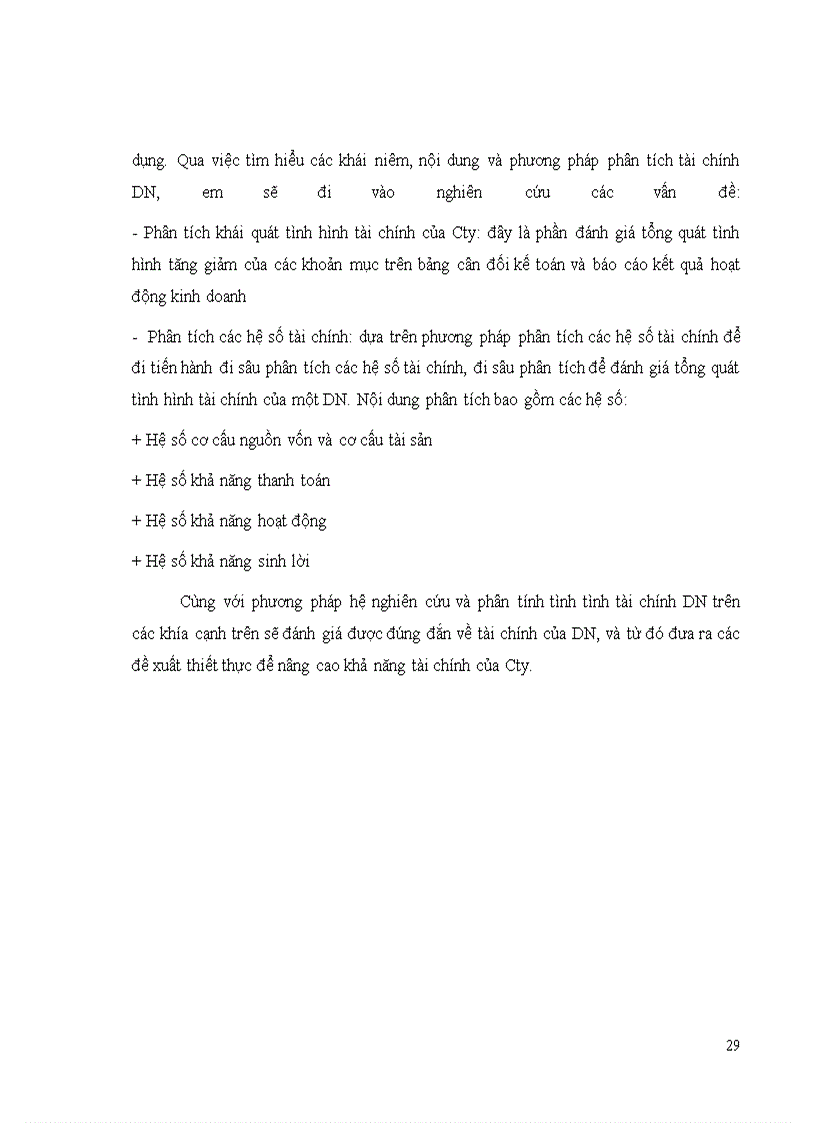 image for page Phân tích tình hình tài chính DN và một số giải pháp nhằm nâng cao khả năng tài chính của Cty TNHH Thành Hưng