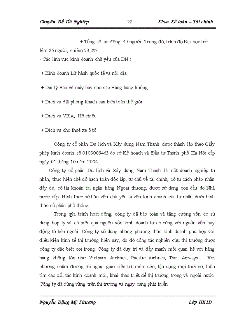 image for page Hoàn thiện công tác quản lý công nợ tại Công ty Cổ phần Du lịch và Xây dựng Nam Thanh