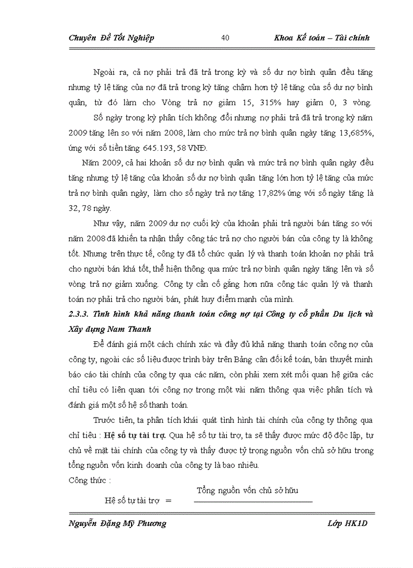 image for page Hoàn thiện công tác quản lý công nợ tại Công ty Cổ phần Du lịch và Xây dựng Nam Thanh