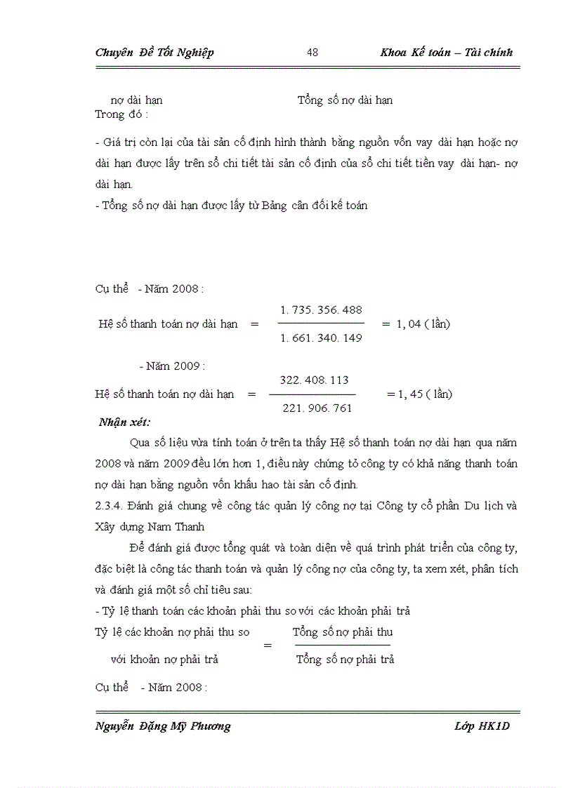 image for page Hoàn thiện công tác quản lý công nợ tại Công ty Cổ phần Du lịch và Xây dựng Nam Thanh