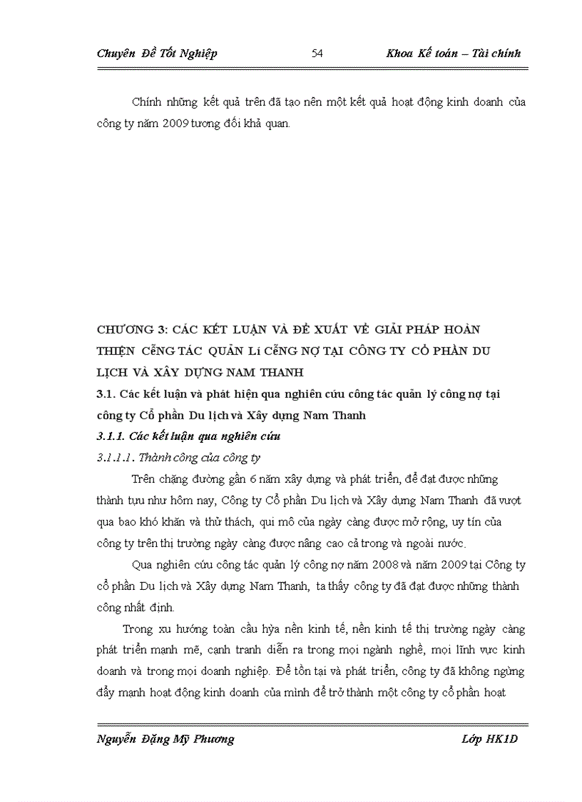 image for page Hoàn thiện công tác quản lý công nợ tại Công ty Cổ phần Du lịch và Xây dựng Nam Thanh