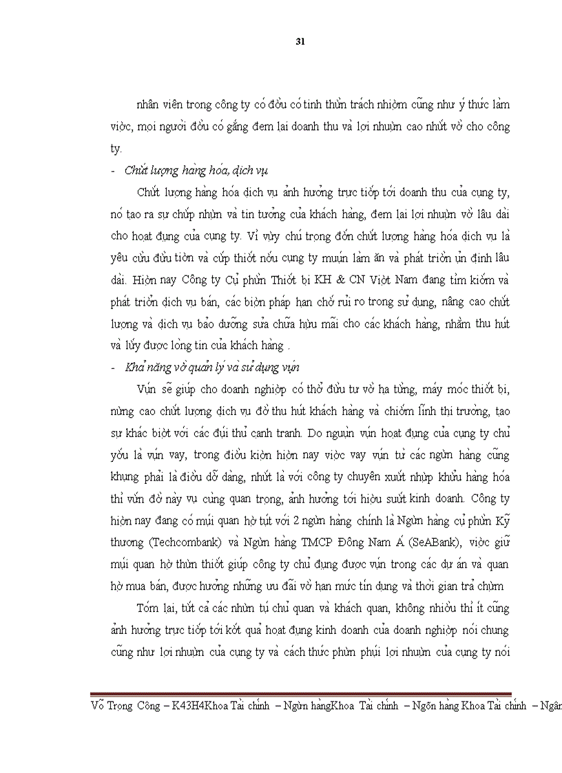 image for page Lợi nhuận và phân phối lợi nhuận của Công ty CP Thiết bị KH&CN Việt Nam