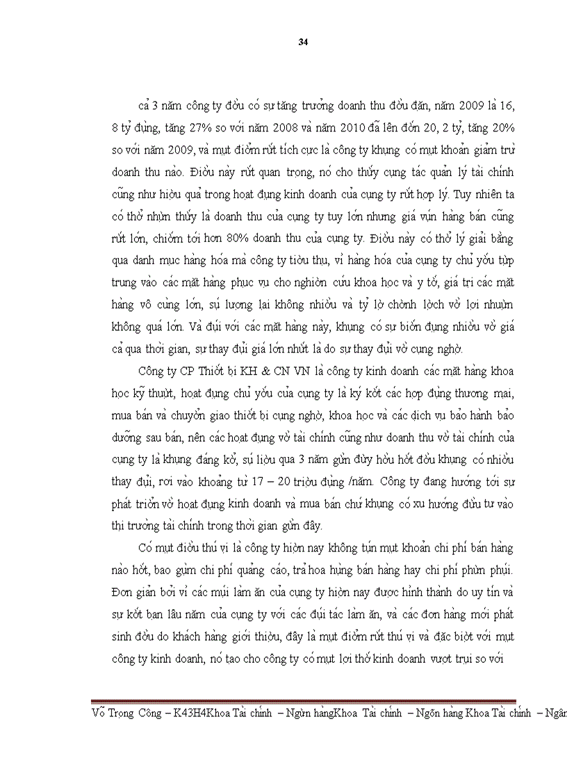 image for page Lợi nhuận và phân phối lợi nhuận của Công ty CP Thiết bị KH&CN Việt Nam