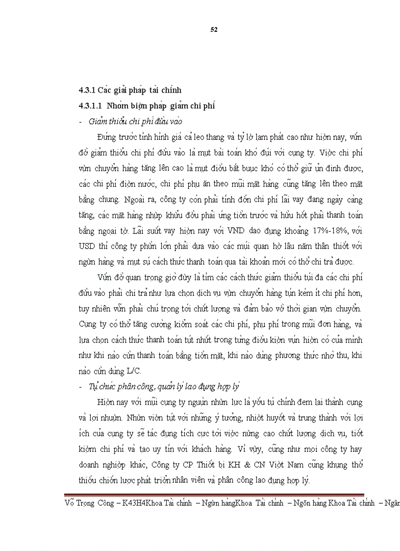 image for page Lợi nhuận và phân phối lợi nhuận của Công ty CP Thiết bị KH&CN Việt Nam