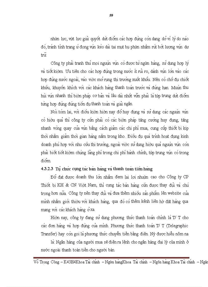 image for page Lợi nhuận và phân phối lợi nhuận của Công ty CP Thiết bị KH&CN Việt Nam