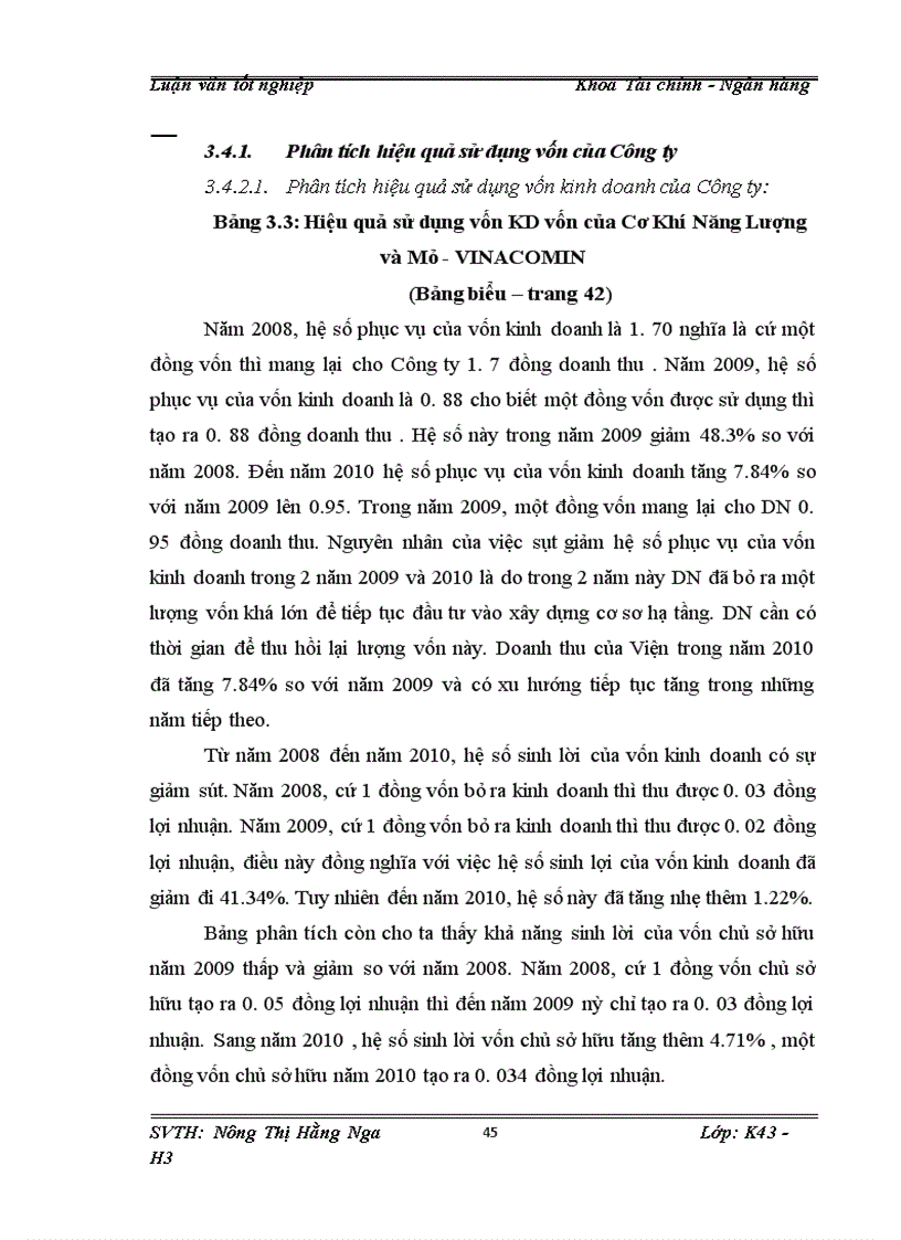 image for page Giải pháp để nâng cao hiệu quả sử dụng vốn của Viện Cơ Khí Năng Lượng và Mỏ-VINACOMIN