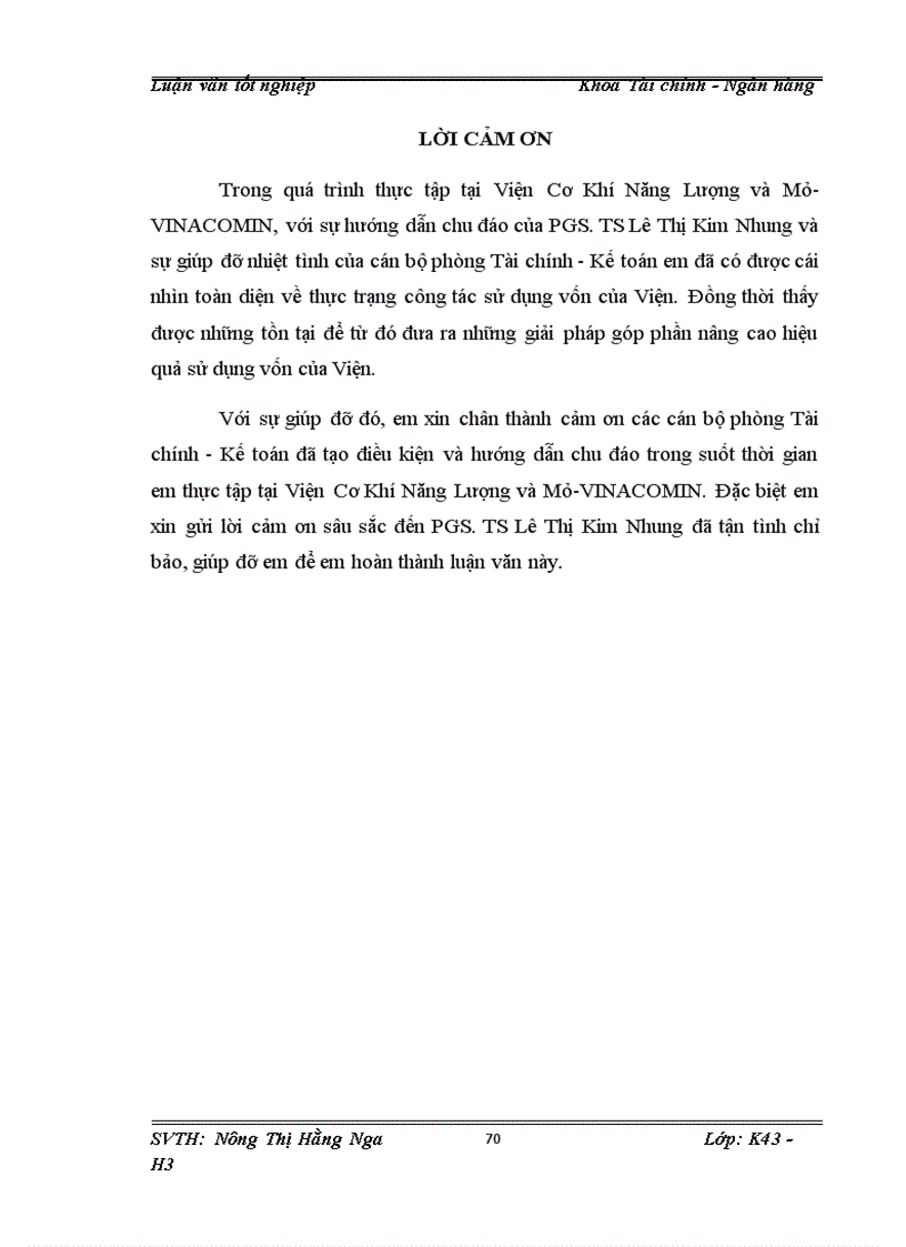 image for page Giải pháp để nâng cao hiệu quả sử dụng vốn của Viện Cơ Khí Năng Lượng và Mỏ-VINACOMIN